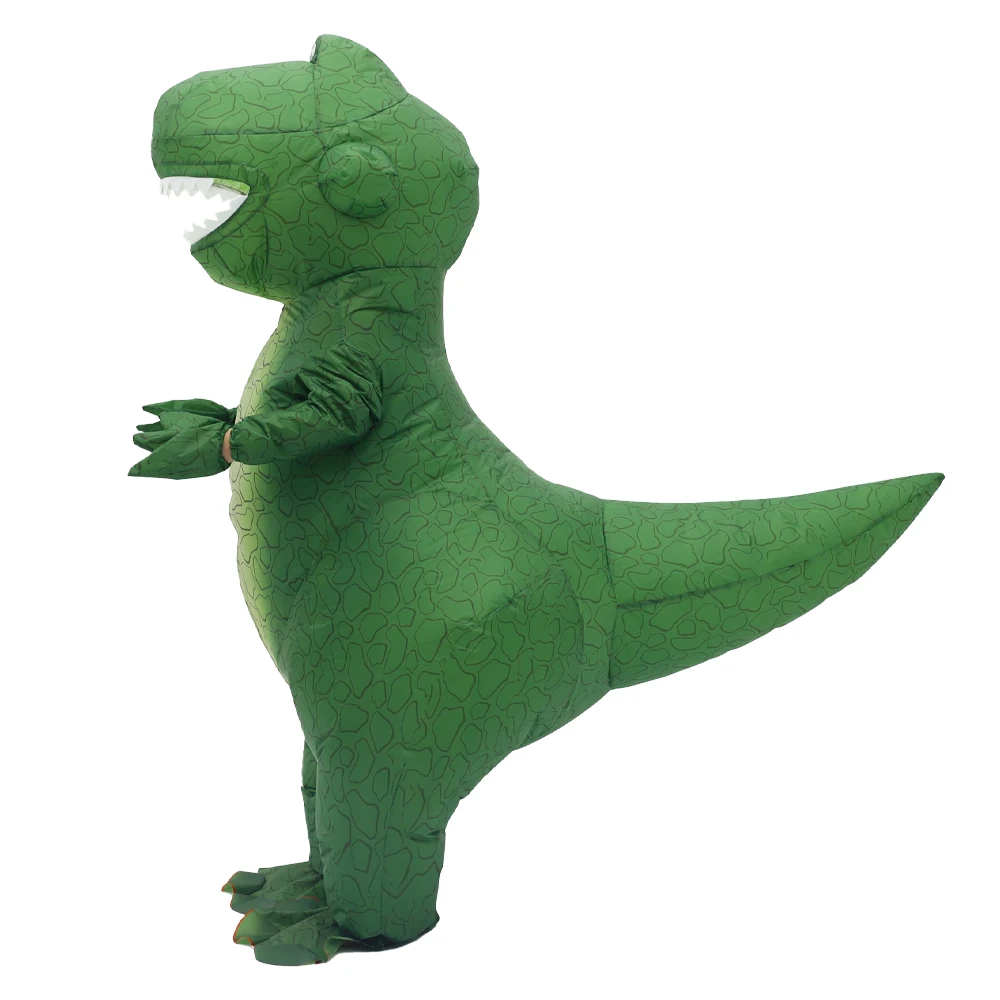 Green Dinosaur Inflatable Cost - Inflatable Dinosaur Costume Adult 评论和价格