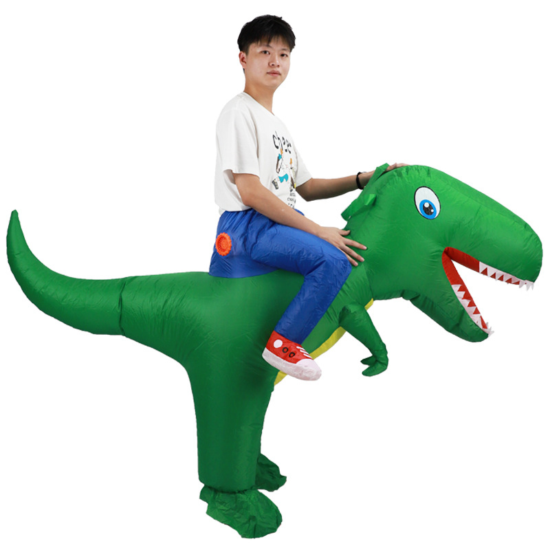 AdultHot Kids Green Inflatable - Inflatable Dinosaur Costume Adult 评论和价格