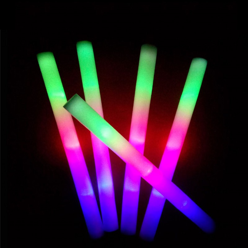 30Pcs Party Decoration LED Col - Flashing Led Foam Sticks Party 评论和价格