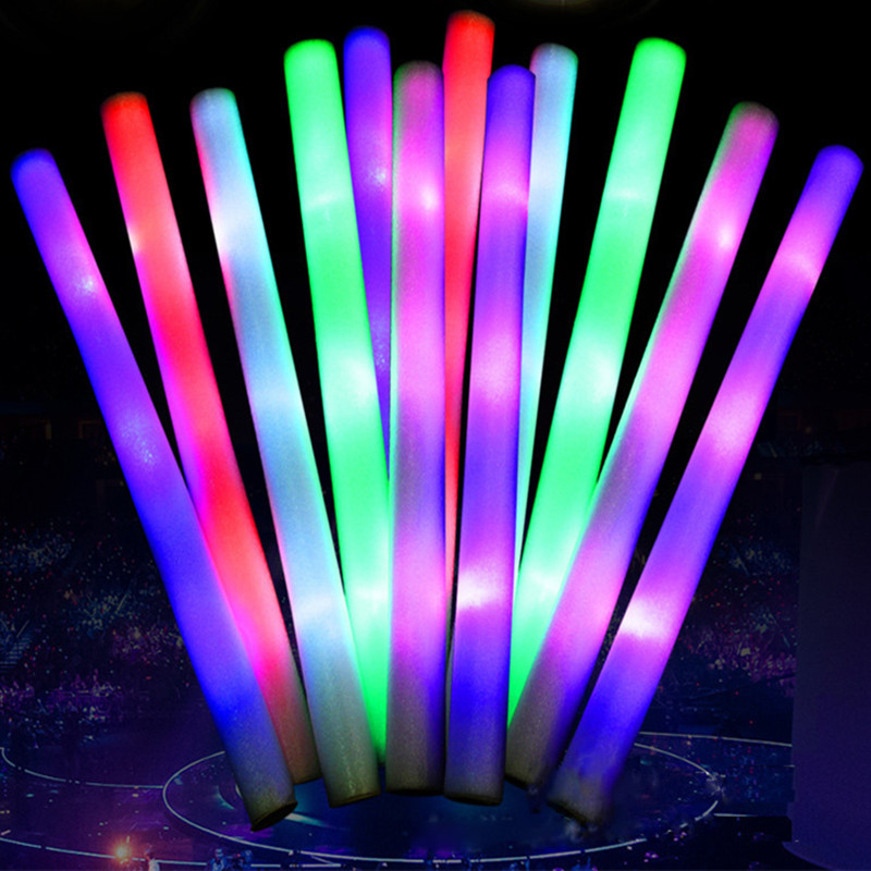 30Pcs Party Decoration LED Col - Flashing Led Foam Sticks Party 评论和价格