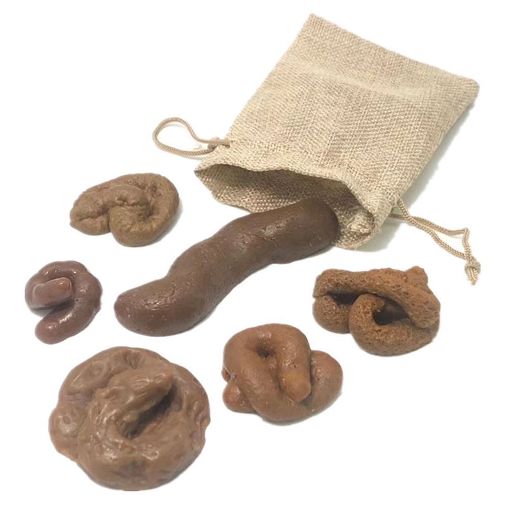 6Pcs Turd Tricky  Fool's Holid - Fake Poop Gag Gift 评论和价格
