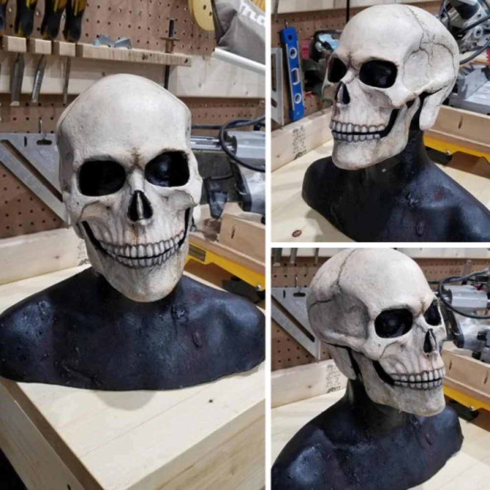 Halloween Mask Latex Scary Hor - Led Purge Mask Halloween 评论和价格
