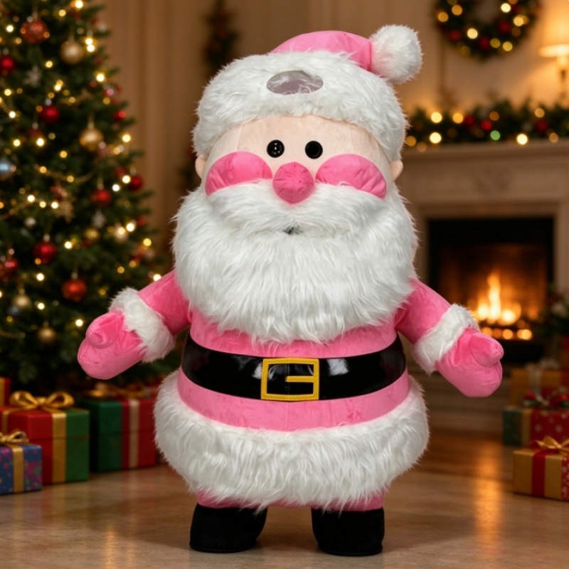 Pink Santa Claus Inflatable Ma - Costumes 评论和价格
