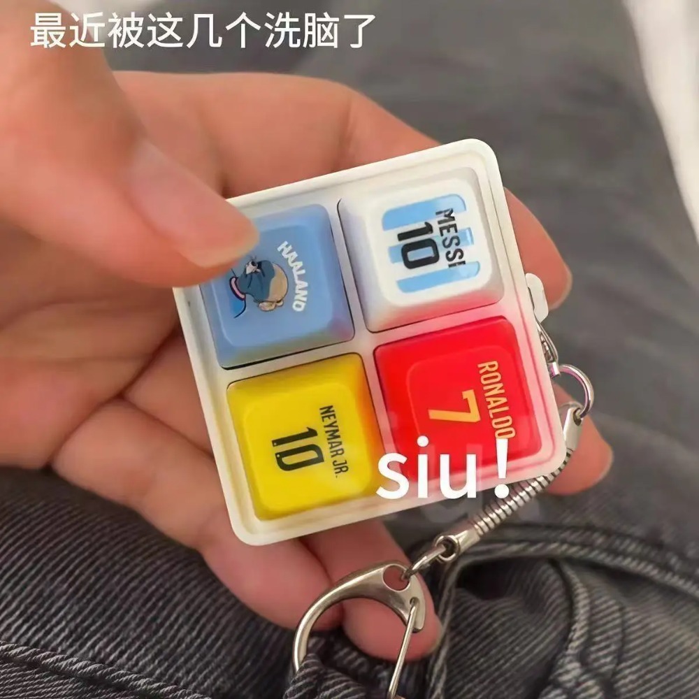 Haaland Fun Button Keychain So - Prank Toys 评论和价格