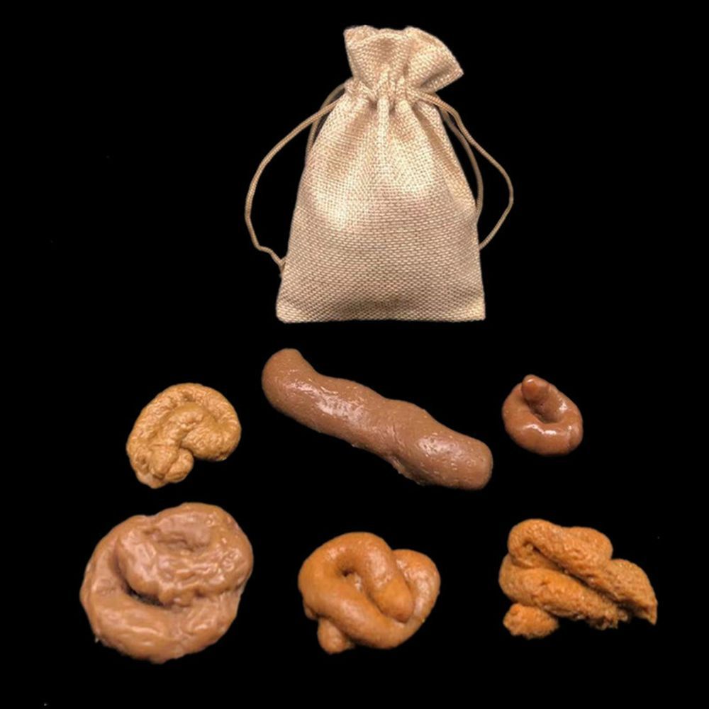 6Pcs Joke Tricky  Antistress G - Fake Poop Gag Gift 评论和价格