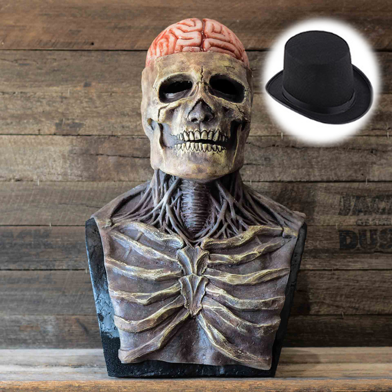 Creepy Brains Skeleton Mask Sk - Led Purge Mask Halloween 评论和价格