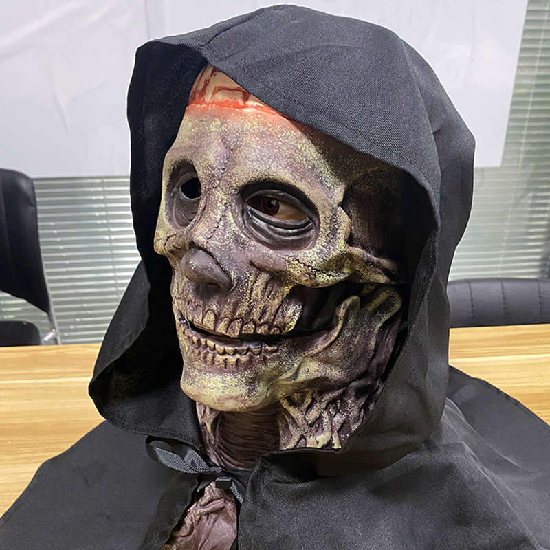 Creepy Brains Skeleton Mask Sk - Led Purge Mask Halloween 评论和价格
