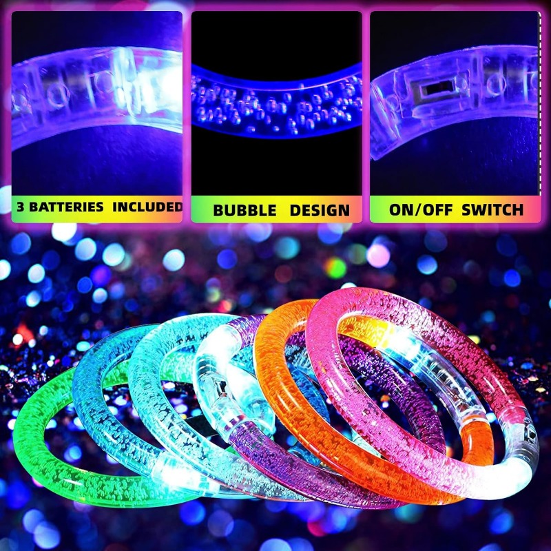 1-100PCS Halloween LED Acrylic - Glow In The Dark Party Glasses 评论和价格